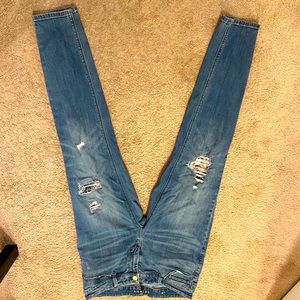 Denim jeans WHBM 8 skinny curves, casual & dressy.